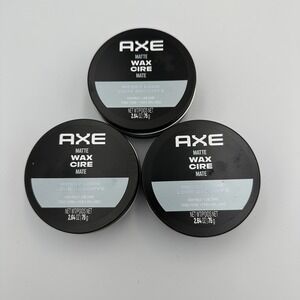 (3) Axe Matte Wax, High Hold, Low Shine, 2.64 oz (75 g)